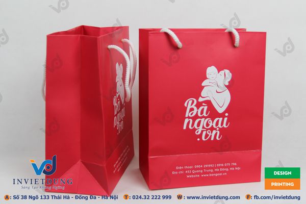 Mẫu túi giấy đẹp Bangoai.vn